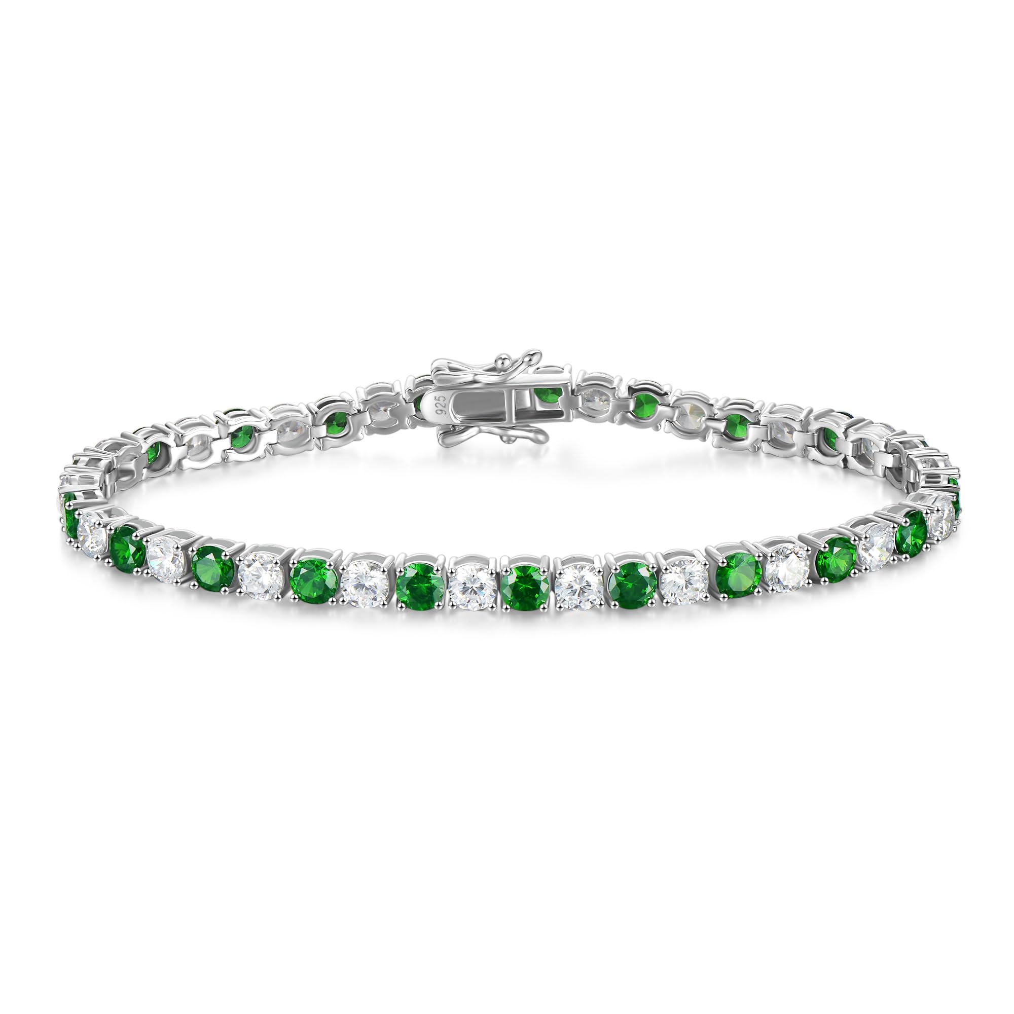 FANCIME Silber Tennisarmband für Damen, 925 Sterling Silber