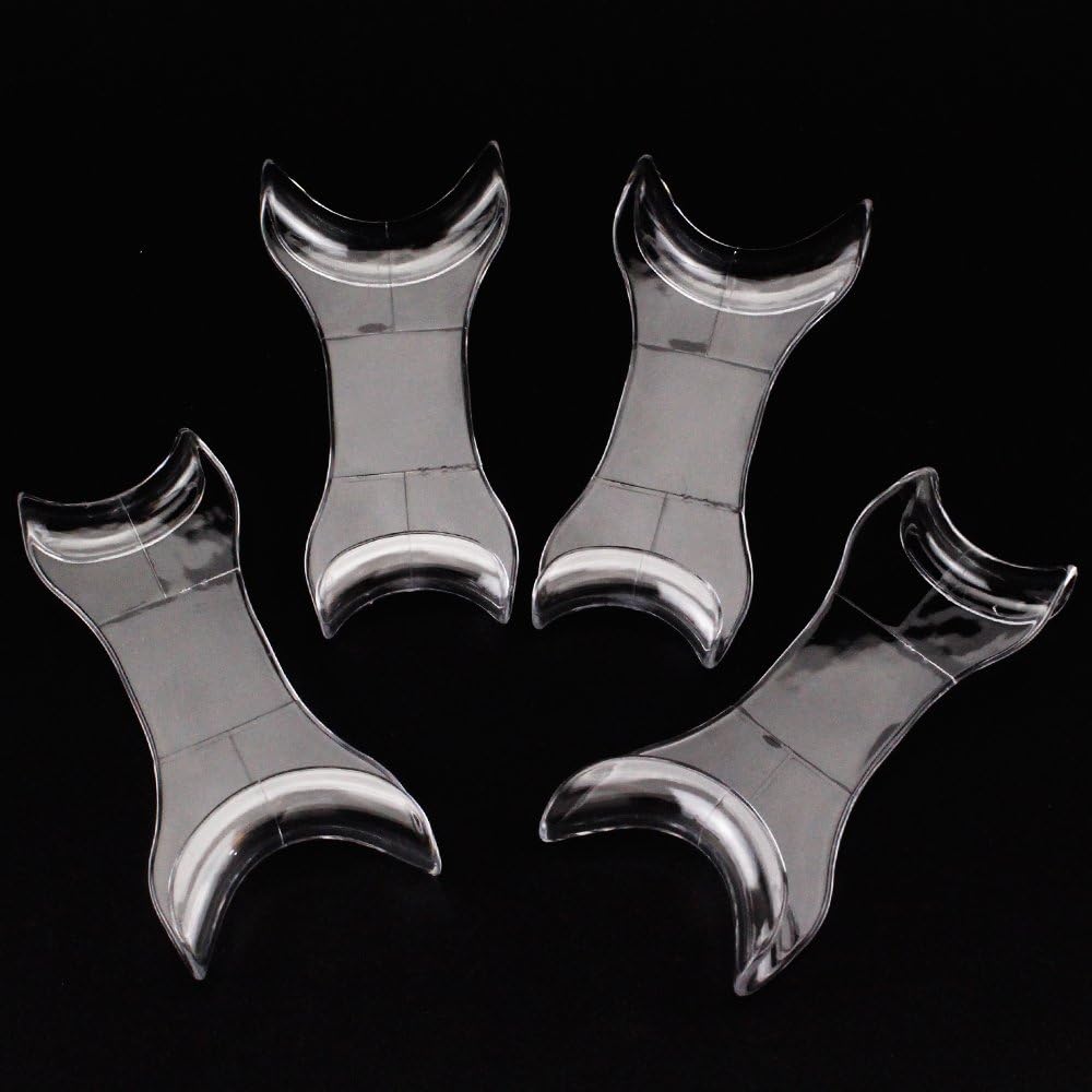 2 Dental Orthodontic Clear Teeth Intraoral Occlusal Photos Mouth Lip Retractor Photography Opener Large + Small Size