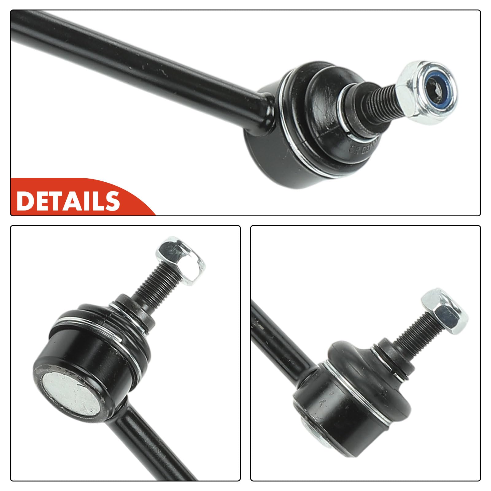 Frankberg 2x Barra de acoplamiento Parte delantera izquierda Derecha Compatible con Serie 3 E46 325xi 330xd 330xi Serie 3 Touring E46 Replace# 31356751080