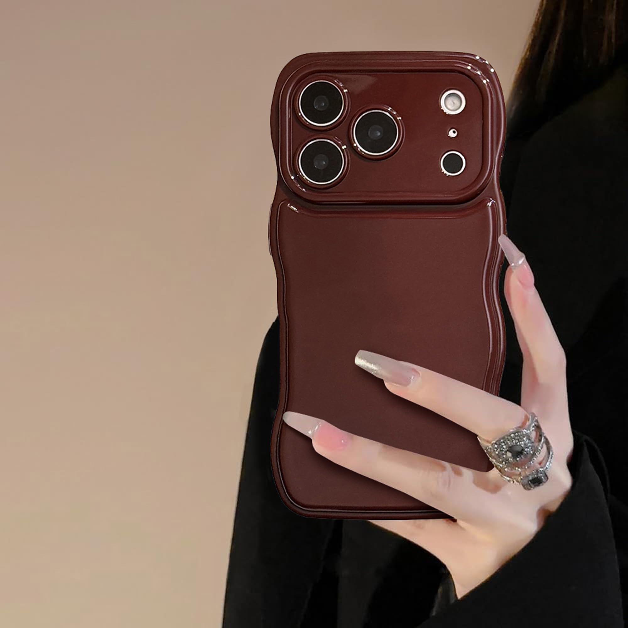 Amazon.co.jp: FABSPARK iPhone 17 Pro Maxケース、ソフトウェーブ