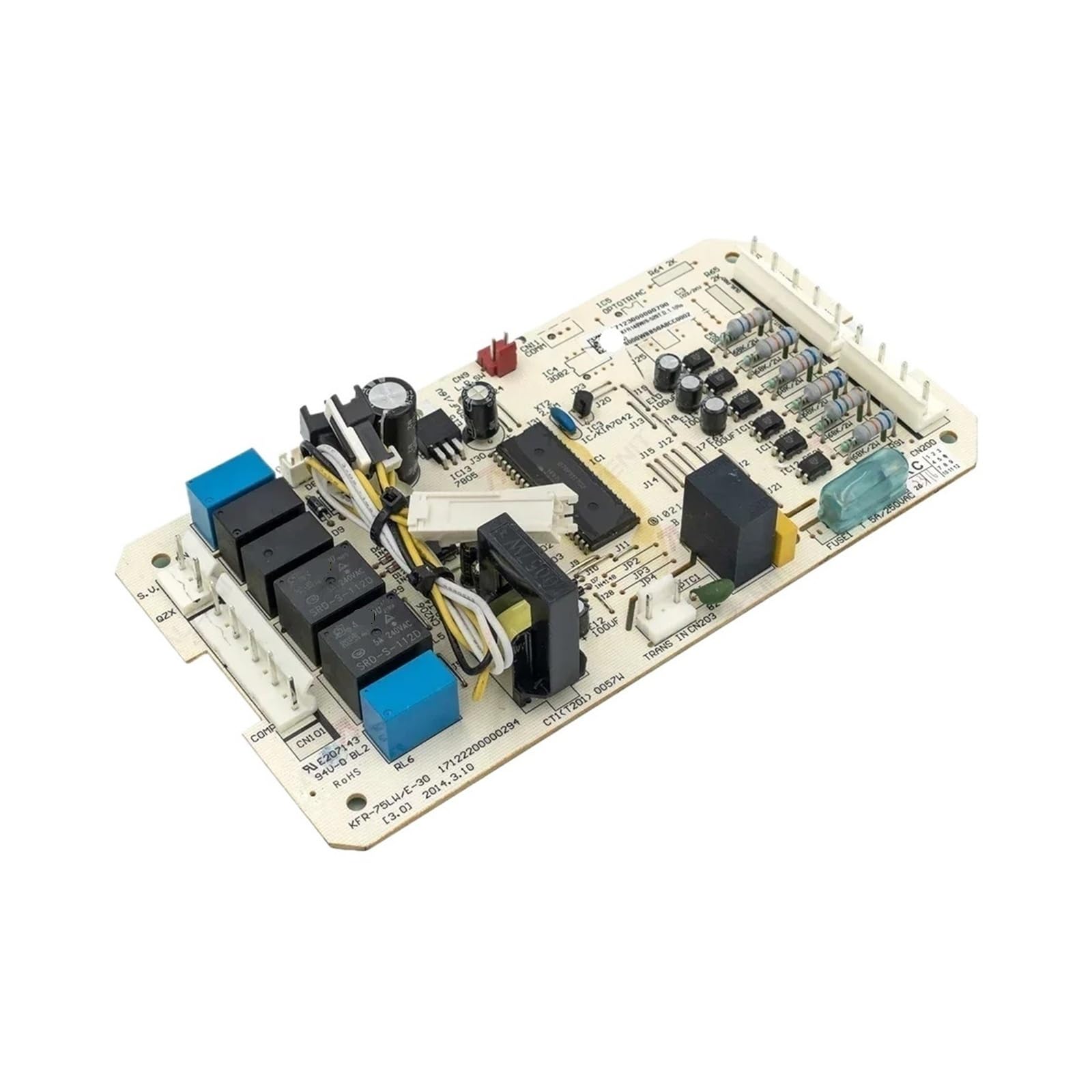 Genterun 1Pcs For Air Conditioner Accessories Outdoor Unit Control Board Circuit Pcb，Compatible For Midea Kfr-75Lw/E-30 Kfr-120W/S-511Q