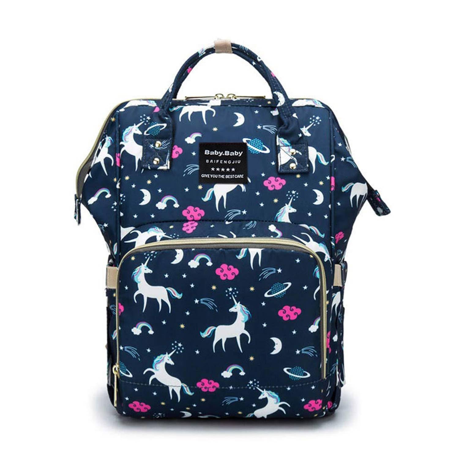 MOM CARE Waterproof Mother Bag for Babies, Diaper Bag for Baby, Maternity Travel Backpack Spacious Cushioned Shoulder Strap Many Compartment Multi Utility Large.(Pink)-image-48