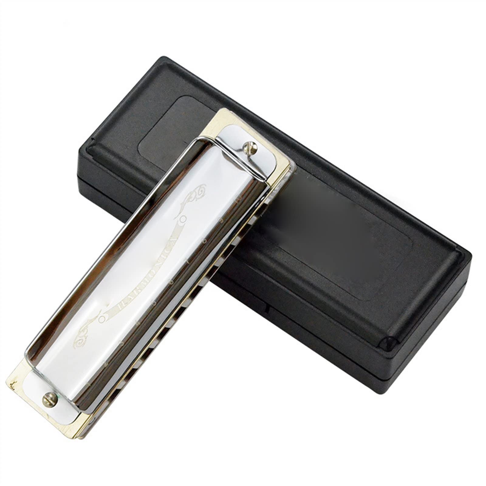Profesjonalny Harmonijka 10-otworowa Harmonijka Ustna Dla Dorosłych I Dzieci Rozpoczynających Naukę Gry Na Instrumentach Muzycznych (Color : 01)