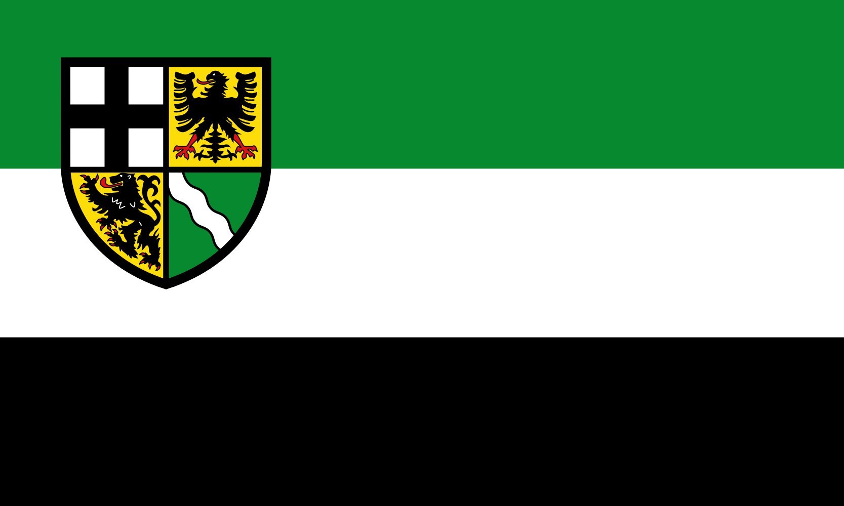 Drapeau d'Arrondissement d'Ahrweiler grand pavillon horizontal extérieur