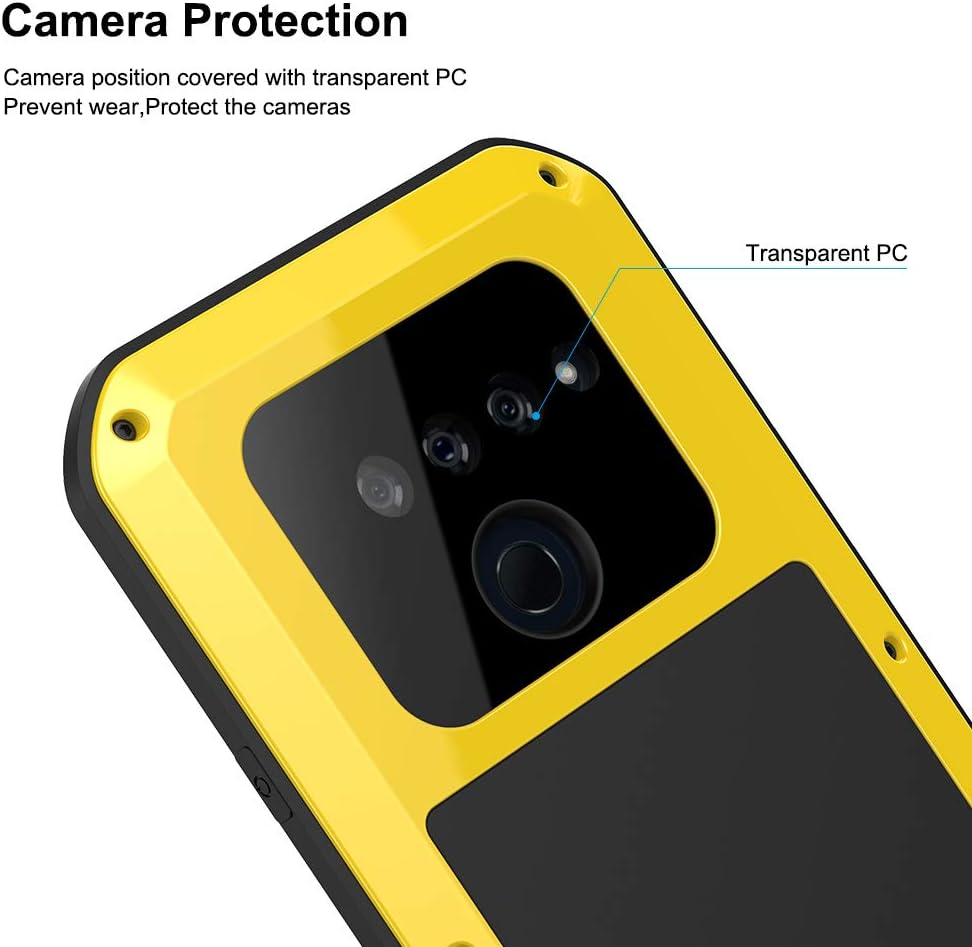 Get Special Price Feitenn Case for LG V40 ThinQ, Heavy Duty Case Armor Aluminum Alloy Metal Cover Bumper Soft Rubber Military Shockproof Outdoor Hard Defender Men Gift for LG V40/V40 ThinQ - Yellow 🛒 Flash Sale Feitenn Case for LG V40 ThinQ, Heavy Duty Case Armor Aluminum Alloy Metal Cover Bumper Soft Rubber Military Shockproof Outdoor Hard Defender Men Gift for LG V40/V40 ThinQ - Yellow