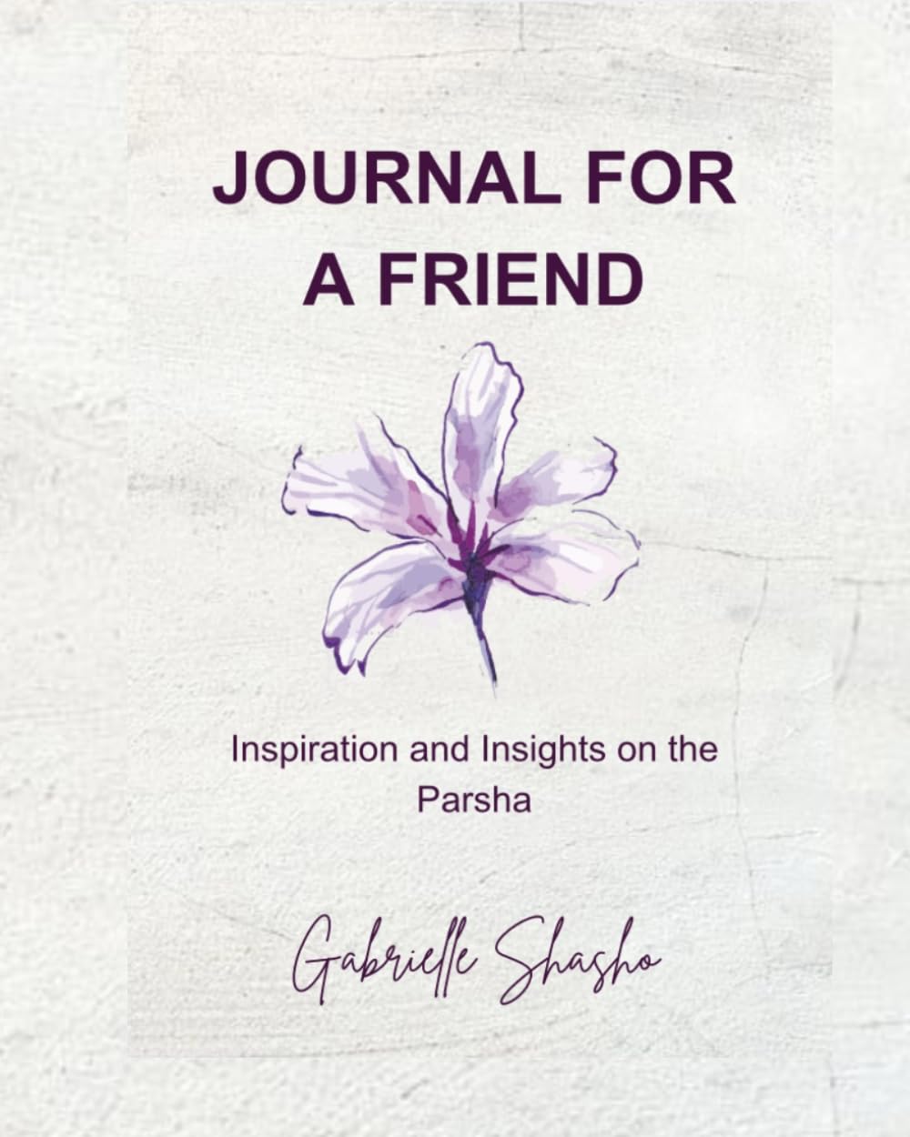 Journal for a Friend: Inspiration and Insights on the Parsha