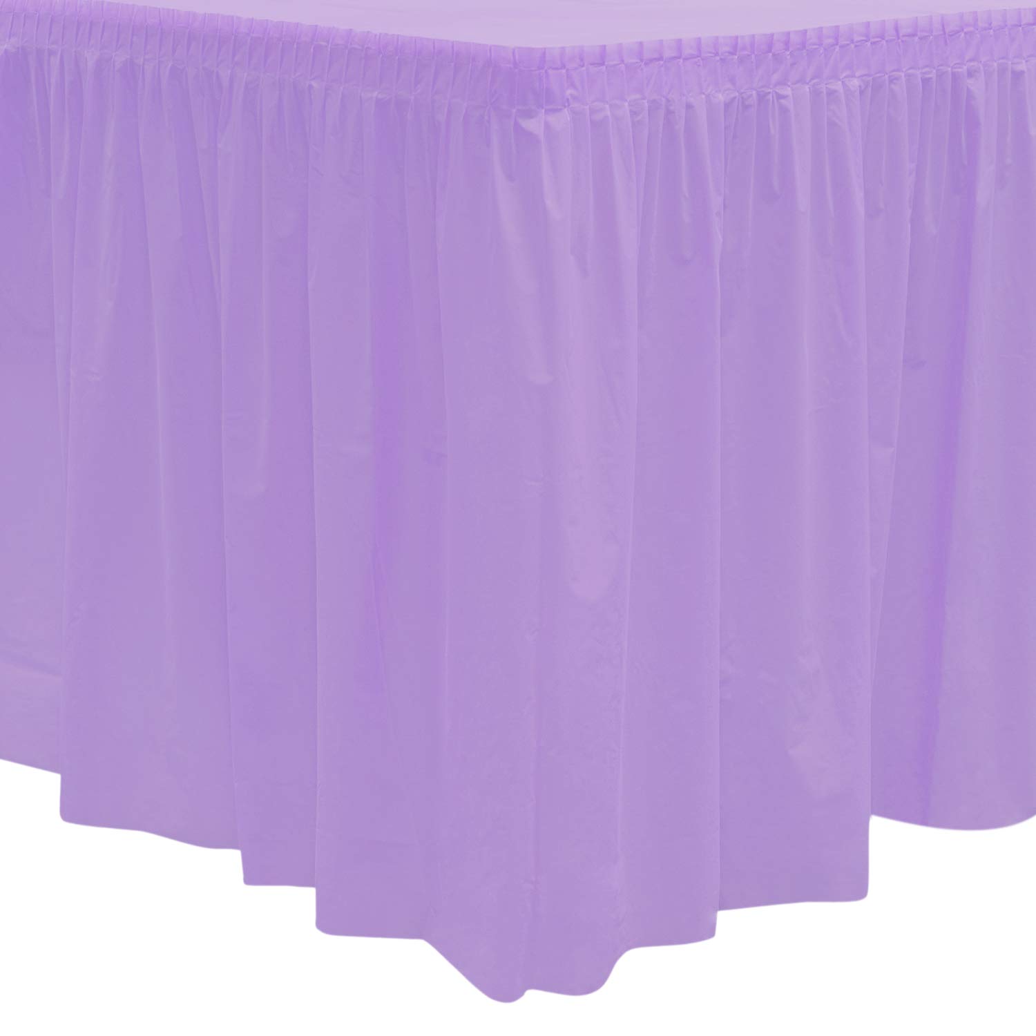 Jupe de table lavande Party Essentials nappe de table plissée élégante