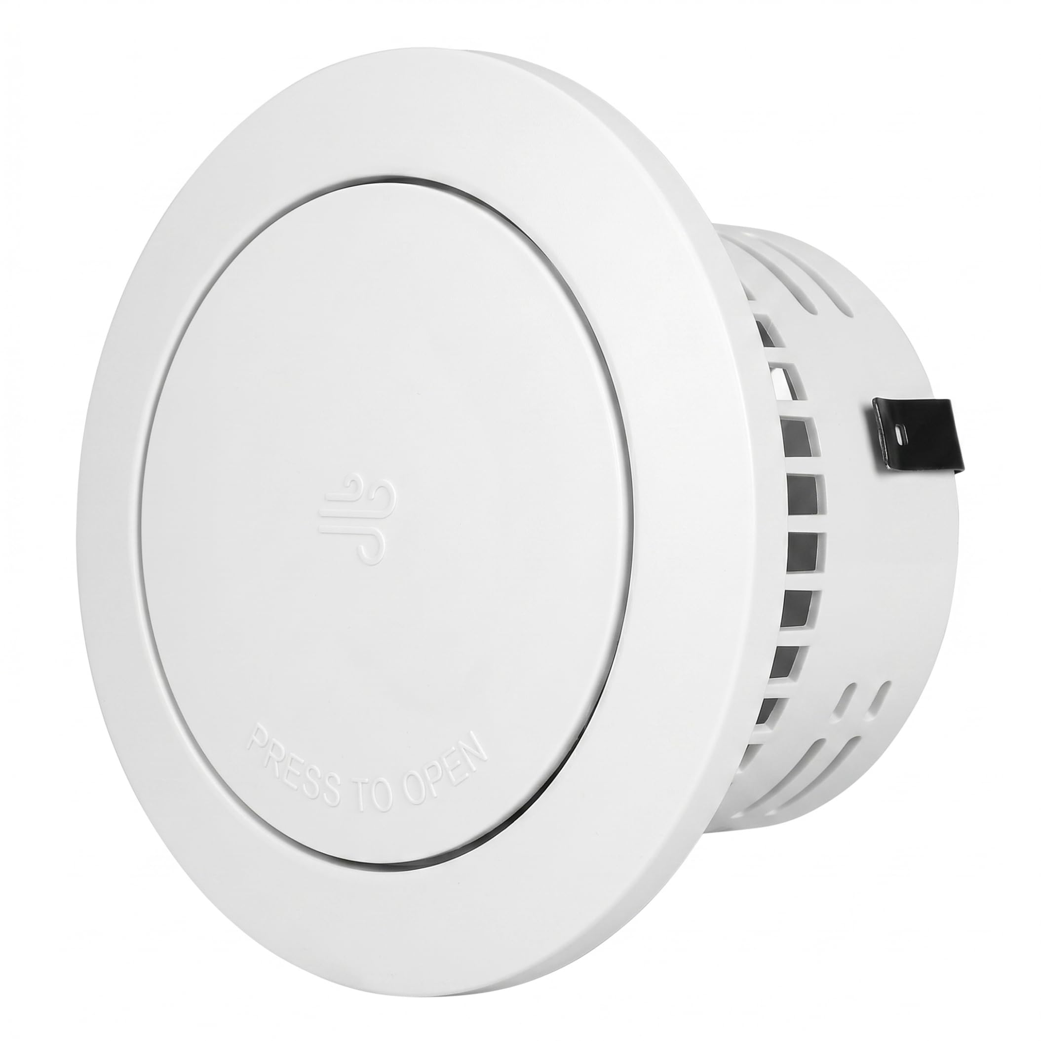 Ceiling Vent, Ceiling Vent Cover: Air with 3-Speed Adjustment & Noise Reduction, Dust-Filtration Round Vents Cover, White, 5.91 Inch