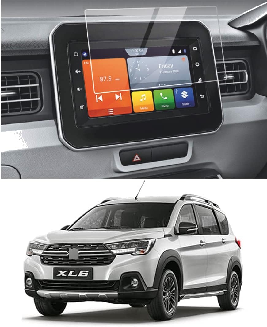 LF Maruti Suzuki Xl6 Zeta, Alpha Accessories 2020-2025 Infotainment System Unbreakable Screen Guard (Transparent, Petrol and Diesel)(Pack of 1)