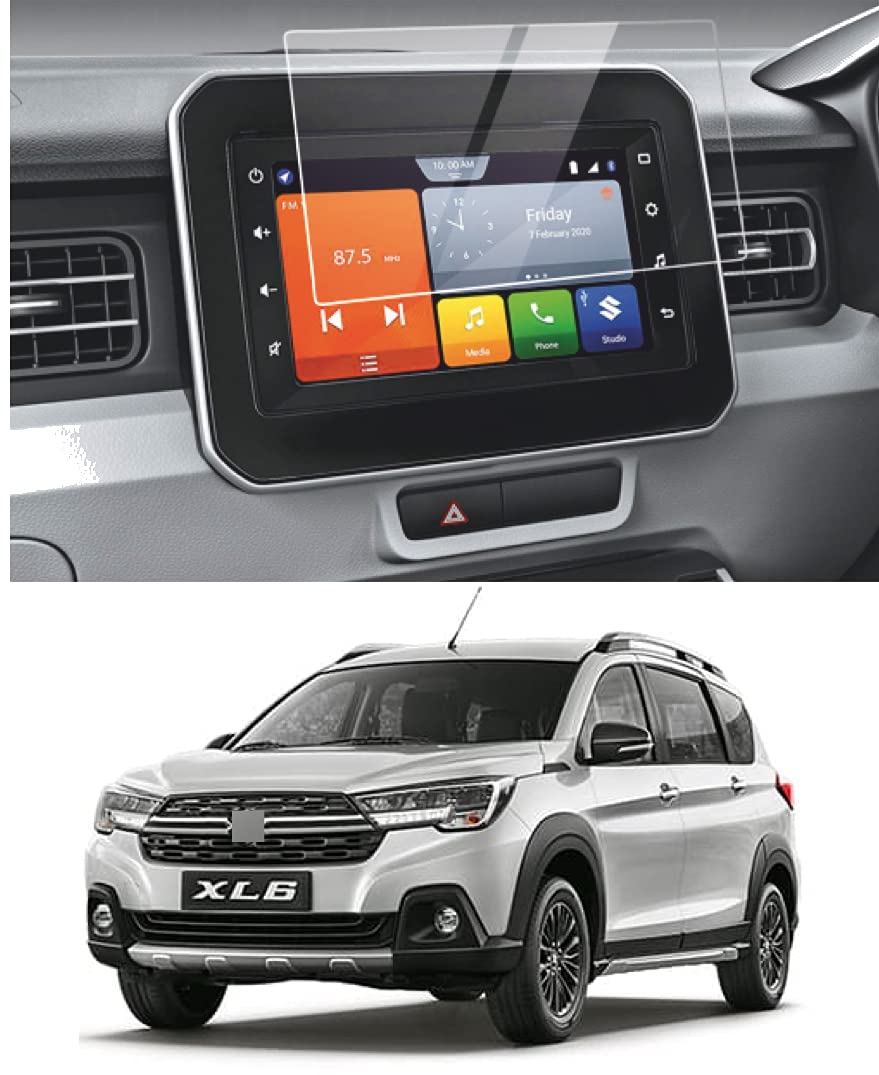 LF Maruti Suzuki Xl6 Zeta, Alpha Accessories 2020-2025 Infotainment System Unbreakable Screen Guard (Transparent, Petrol and Diesel)(Pack of 1)