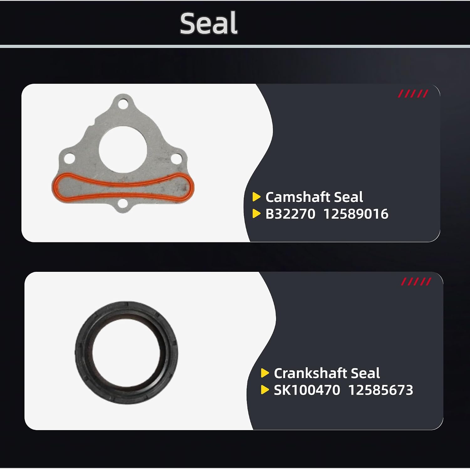 Timing Cover Gasket Set Compatible with Chevy Silverado Suburban Tahoe Cadillac Escalade GMC Sierra Yukon Buick 4.8L 5.3L 5.7L 6.0L 6.2L 1999-2013 Gen III IV LS LS1 LS2 LS3 LS6 LQ9 LQ4 Engine