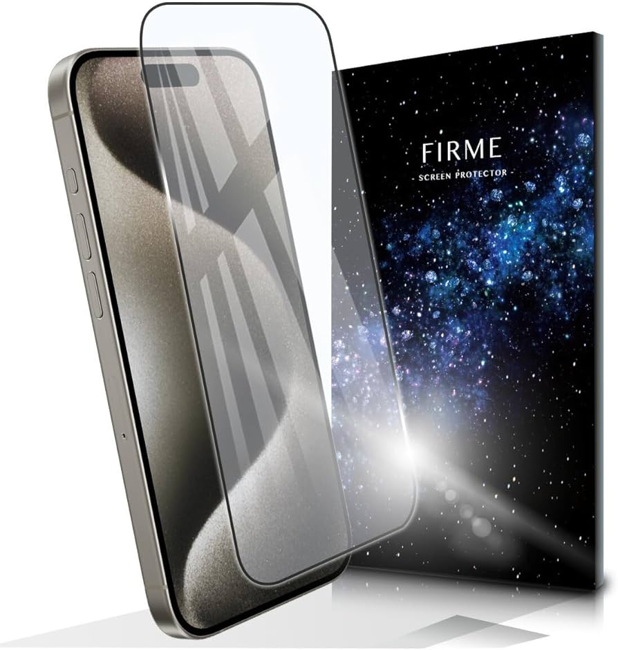 iPhone 15 ブルー 128GB【ガラスフィルム付】 iPhone15 フィルム 平面保護 高光沢 高透明 クリア 抗菌 日本製 貼り