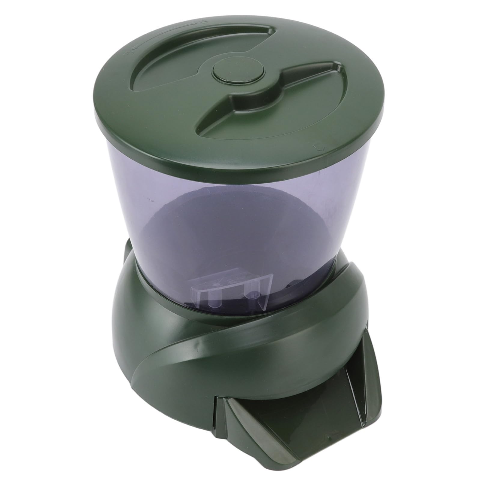 Annadue Mangiatoia Automatica per Pesci, Dispenser Automatico di Mangime per Pesci da Laghetto da 4,25 Litri con Display LCD, Alimentatore per Acquario Alimentato a Batteria per l'Alimentazione con