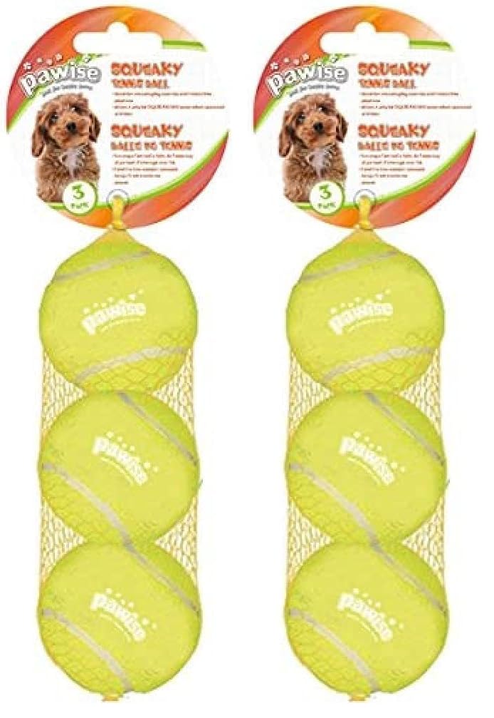Pawise Sesli Tenis Topu 19,5 Cm 3 Adet (2 paketi)