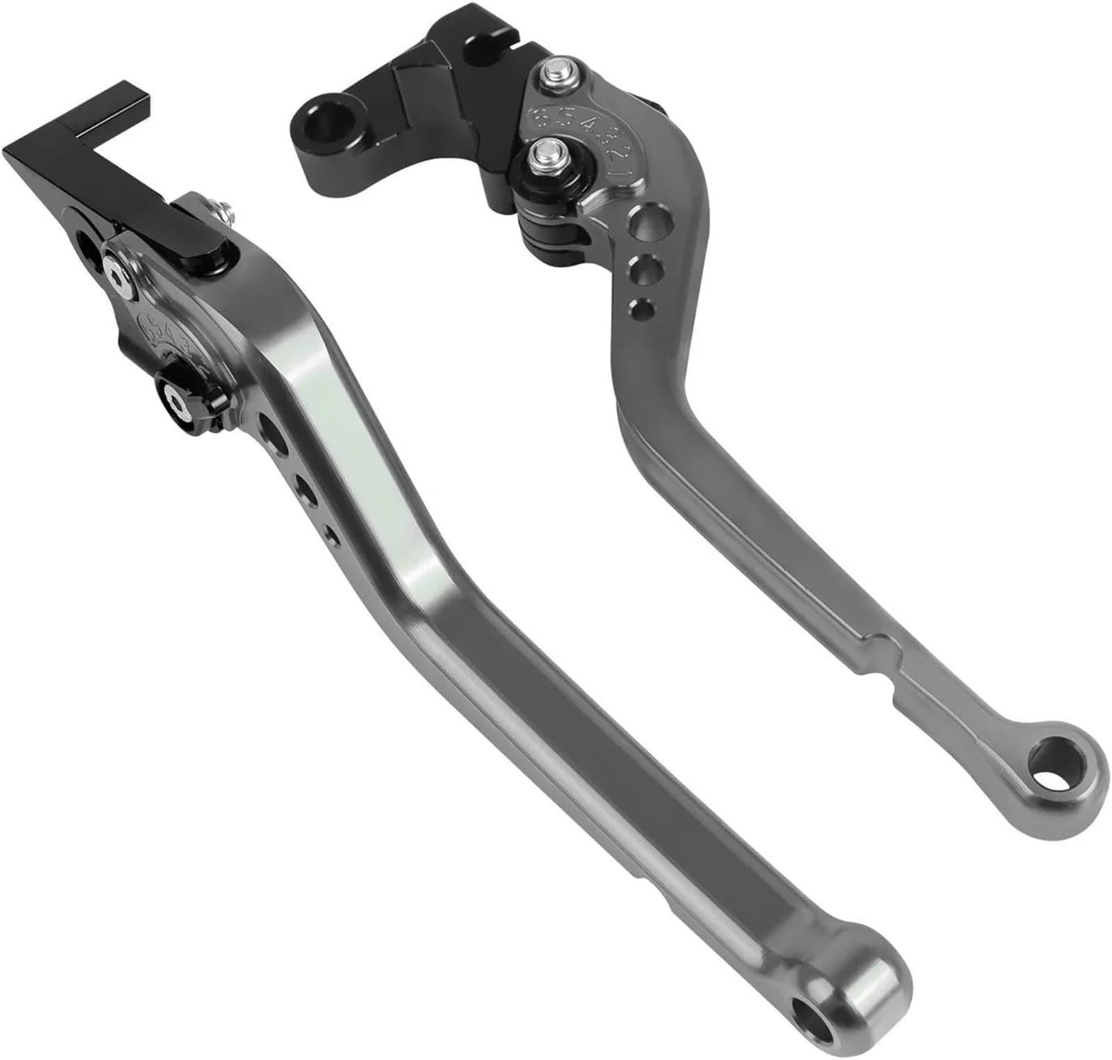 Levier de frein et embrayage moto FZ1 FZ6 FZ8 MT07 MT09 long titane