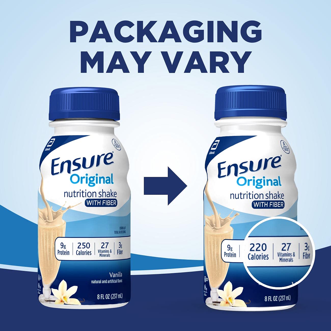 Ensure Original Nutrition Shake with Fiber, Small Meal Replacement