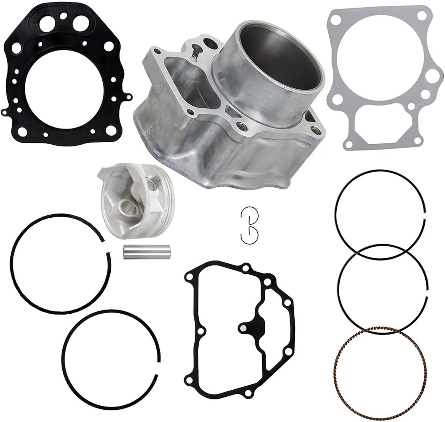 labwork Cylinder Piston Gasket Top End 86.5mm Kit Replacement for Honda Rancher 420 TRX420 Replacement for 12100-HP5-600