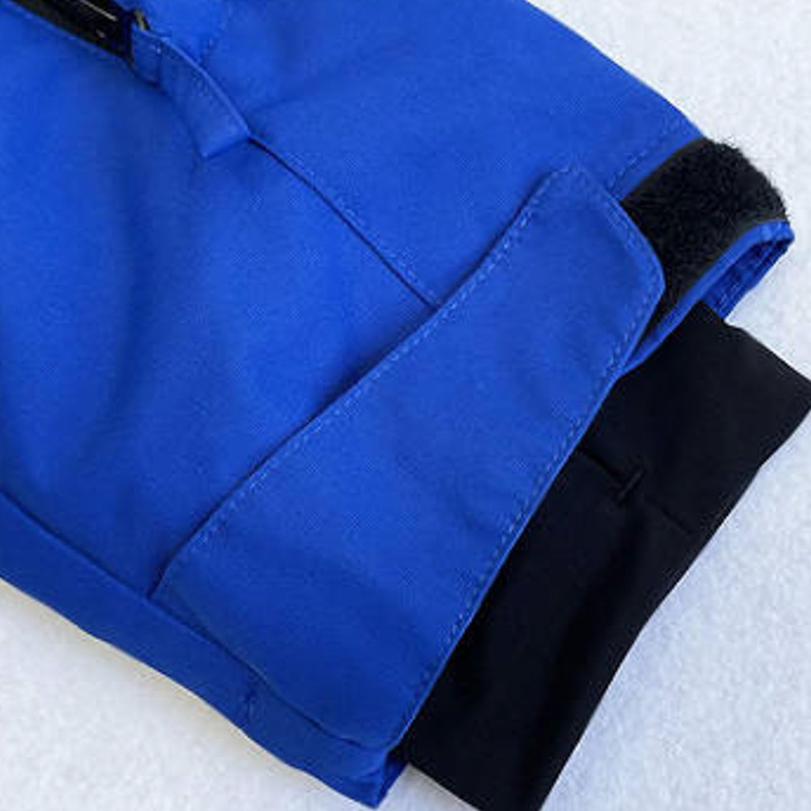 Giacca da sci unisex, spessa, invernale, per attività all'aria aperta | Caldo capispalla imbottito con cappuccio design protezione antivento per sci, neve, viaggi e attività fredde