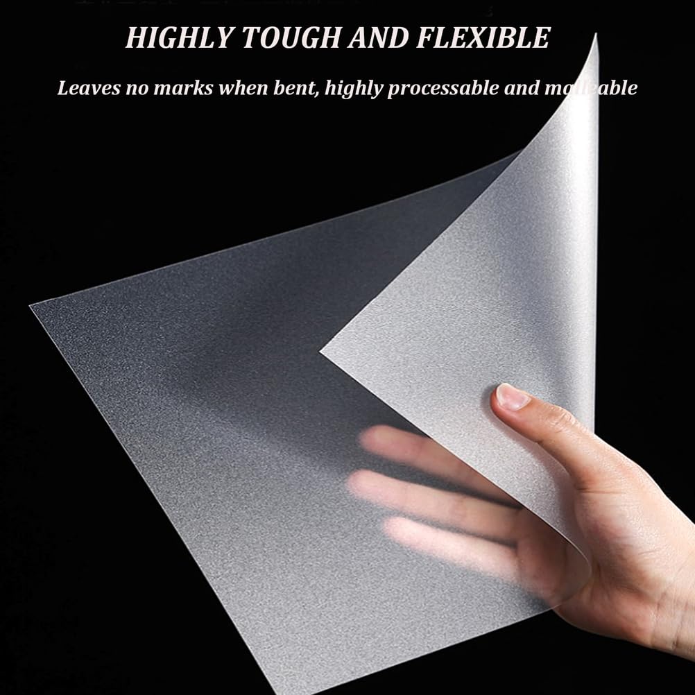 Matte Kunststoffplatte aus schwarzem PP, 500 mm x 500 mm, 0,3–5 mm(0.8mm)