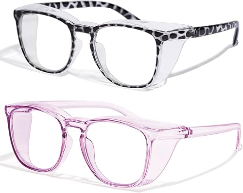 Miniatura 2 de Gafas de seguridad antivaho transparente con bloqueo de luz azul para protección ocular, gafas de enfermería para mujeres y hombres
