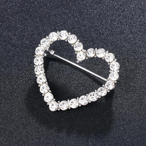 Image of Rhinestone Brooch Pins for Women, Vintage Crystal Enamel Brooches, American Flag Pin Patriotic Lapel Pins Gift for Suit Clothes Bag Accessories