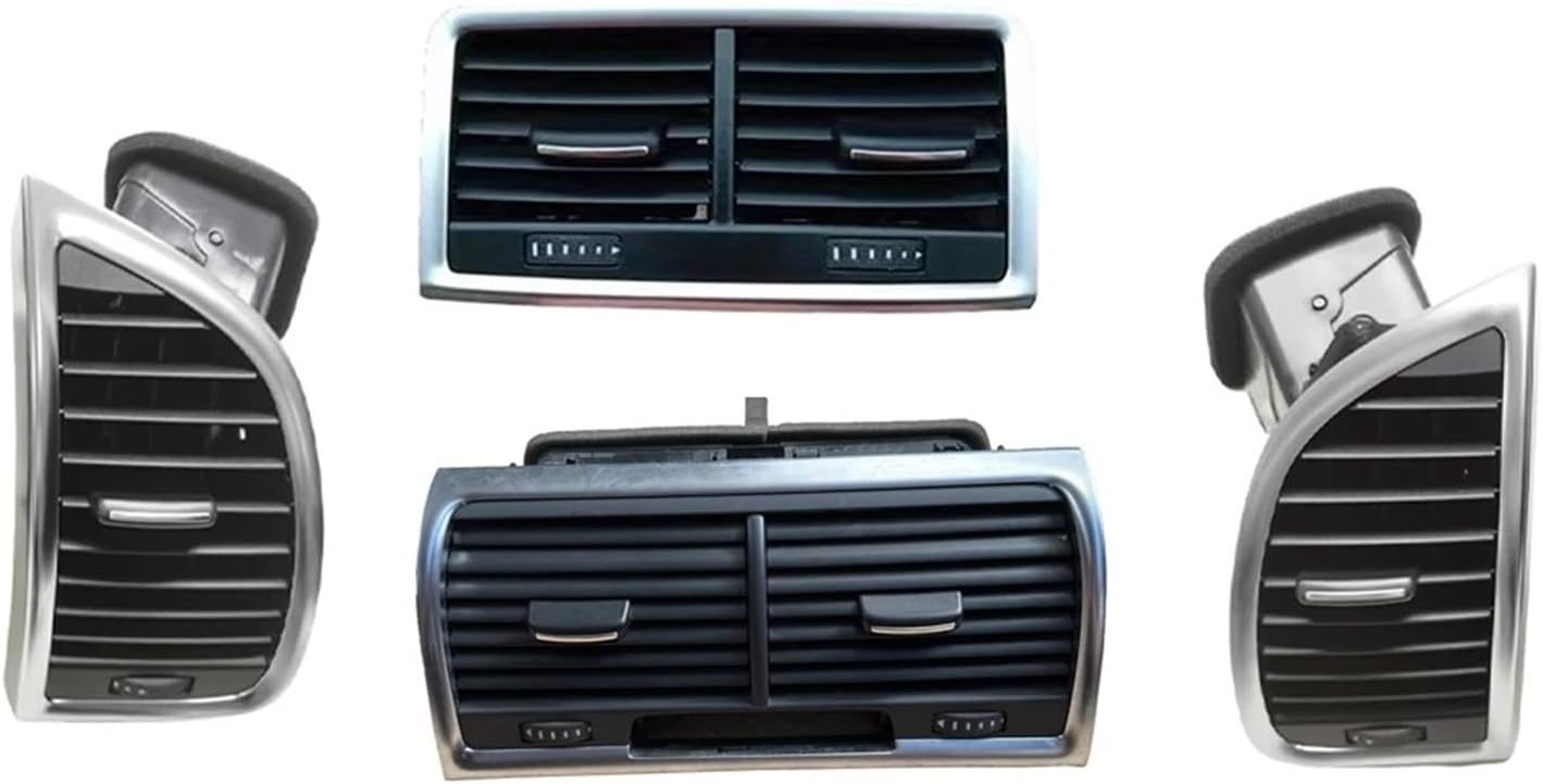 Air Conditioner Vent A/C Front Rear Panel Louver Air Conditioner Vent A/C Outlet(Brown)