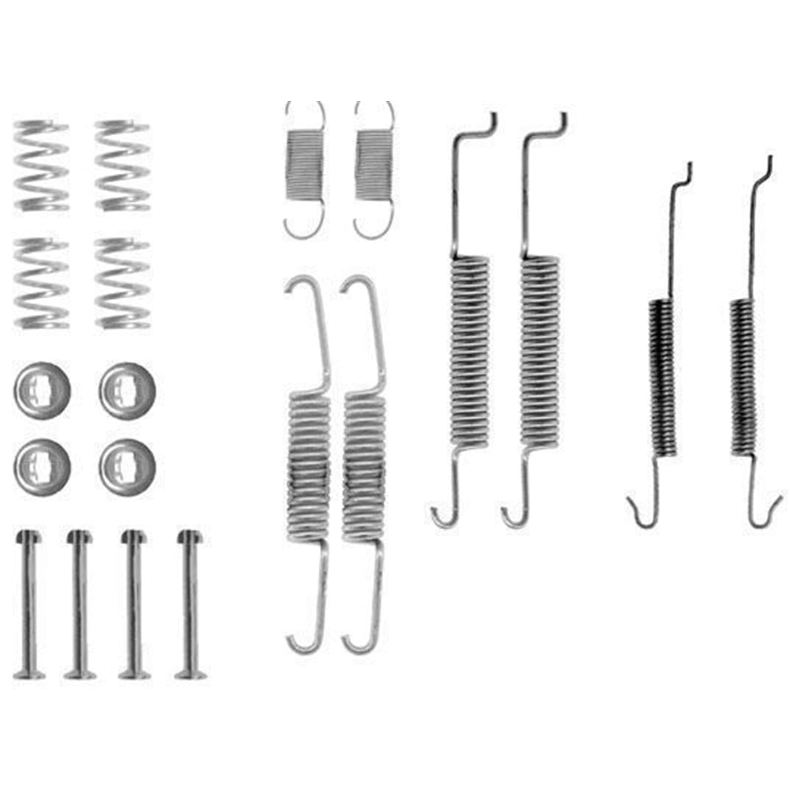 ABS Bremstrommeln + Backen + Radbremszylinder hinten | 2765-S + 8871 + 0680Q + 42005X passend für Polo Fox