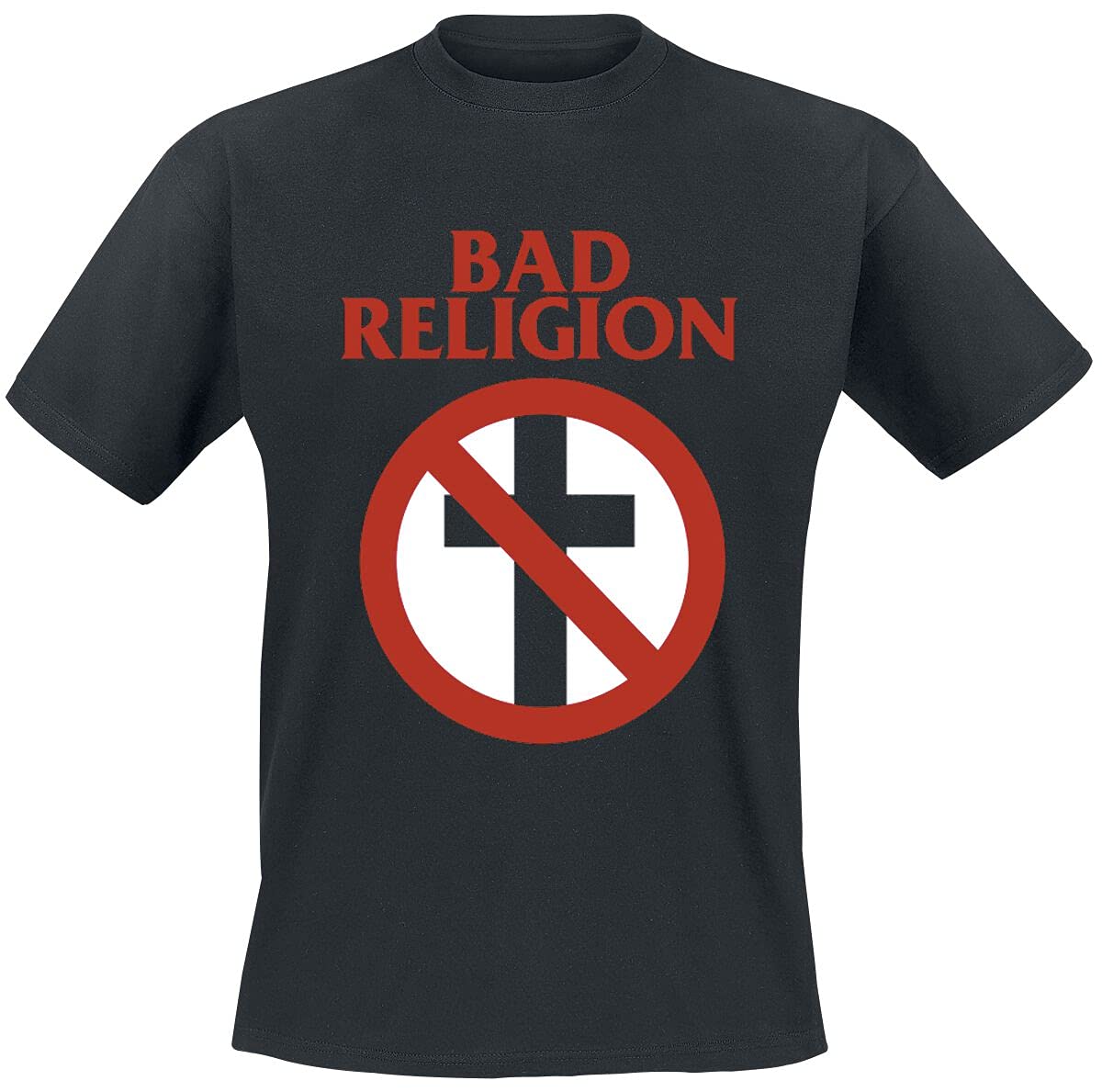 Bad Religion Cross Buster Hombre Camiseta Negro L 100% algodón Regular