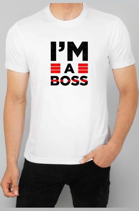 Men Printed Self Design Printed Round Neck Polyester T-Shirt The Golden Heart