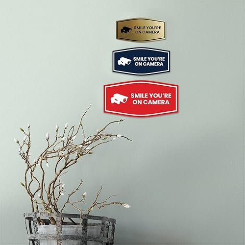 Miniatura 8 de Fancy Smile You're On Camera Letrero (rojo) - Grande (1 unidad)