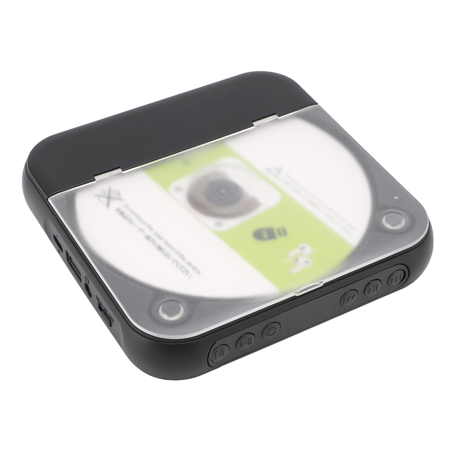 VBESTLIFE Przenośny Odtwarzacz CD z Bluetooth 5.3, ładowalny Mały Odtwarzacz CD z Słuchawkami, Wbudowane Głośniki HiFi, Wsparcie CD/Aux/USB, dla Samochodu Domowego