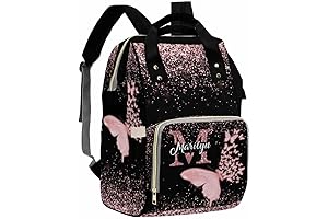 Personalized Diaper Bag Backpack for Moms with Custom Name and Pattern