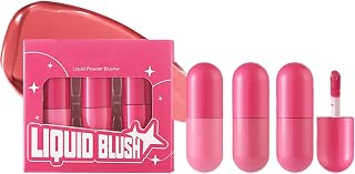 Flytande Blush, Flytande Blush Contouring Cream Långvarig lätt | Natural Blush för kvinnor Kind kinder Konturkräm Långvarig Lättviktsvätska Naturlig smink Ansiktsansikte Kvinnor