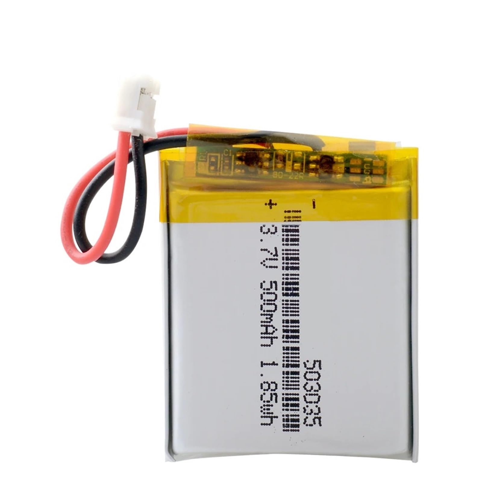 503035 3,7 V 500 mAh, 1 pièce