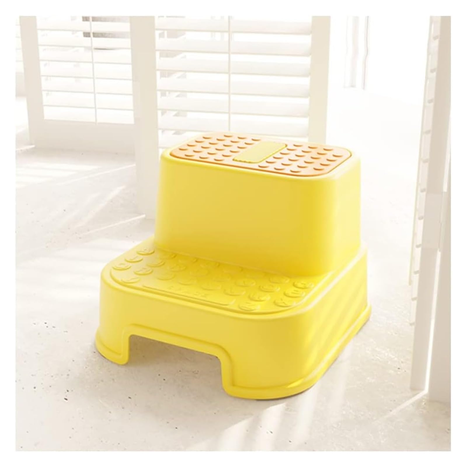 Tabouret à 2 marches pour enfants pour apprentissage propreté toilettes et lavabo