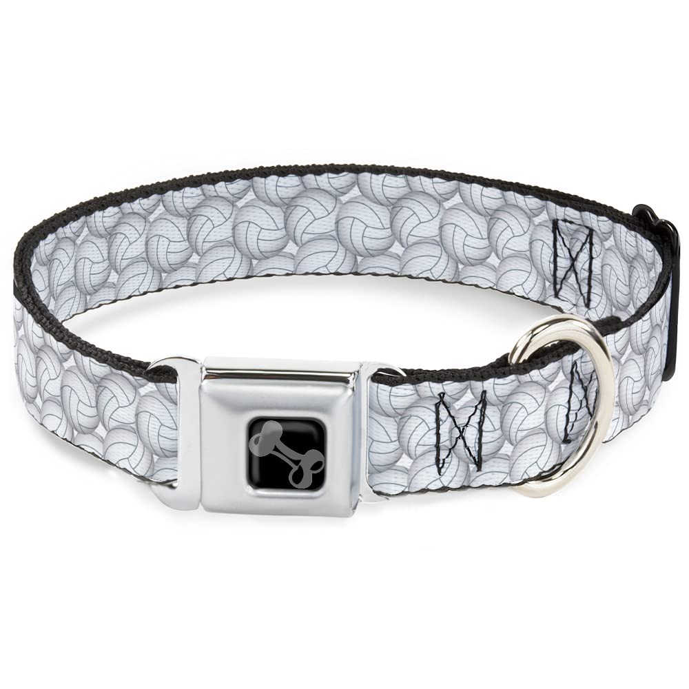 Collier pour chien Buckle-Down anti-évasion à boucle de sécurité motif volley-ball 58cm