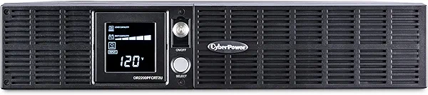 CyberPower OR2200PFCRT2U PFC Sinewave UPS Battery Backup and Surge Protector, 2000VA/1540W, 8 Outlets, AVR, 2U Rack/Tower, UL Certified