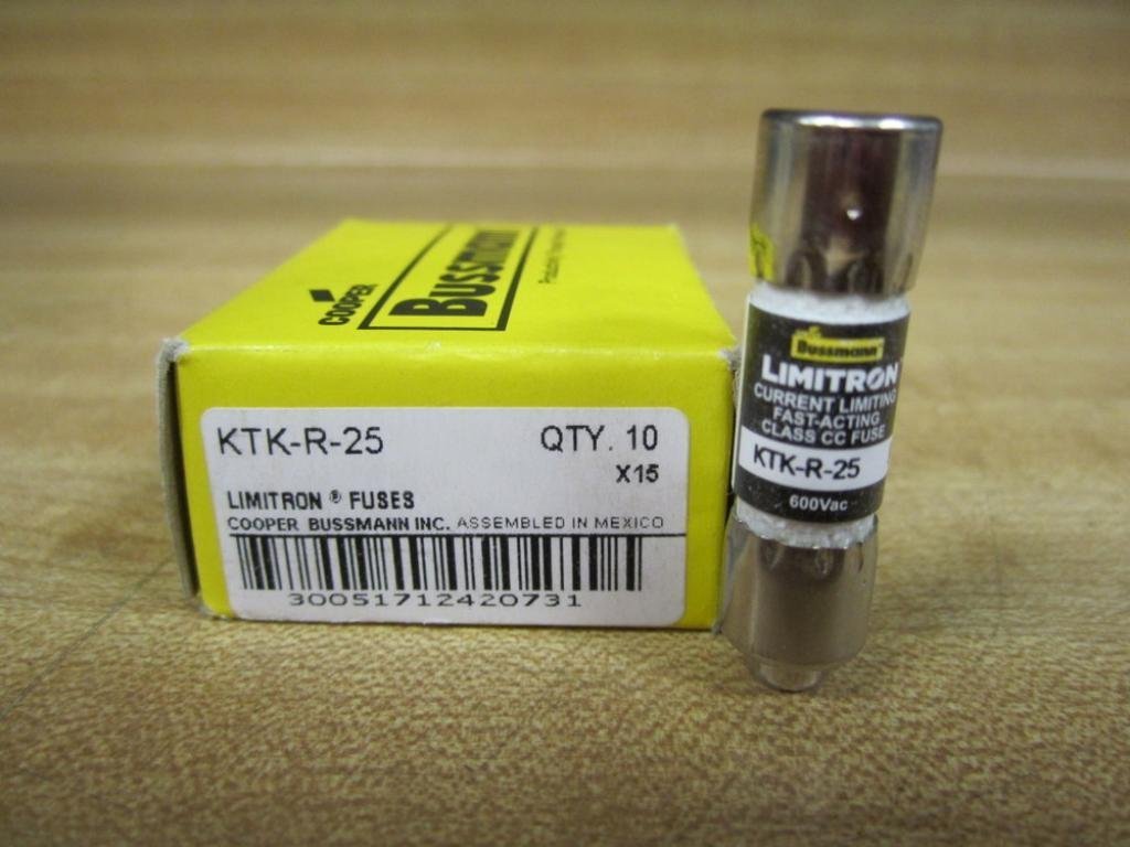 Ktk-r-25 Limitrion Bussfuse Cooper Bussmann boîte de 10 fusibles