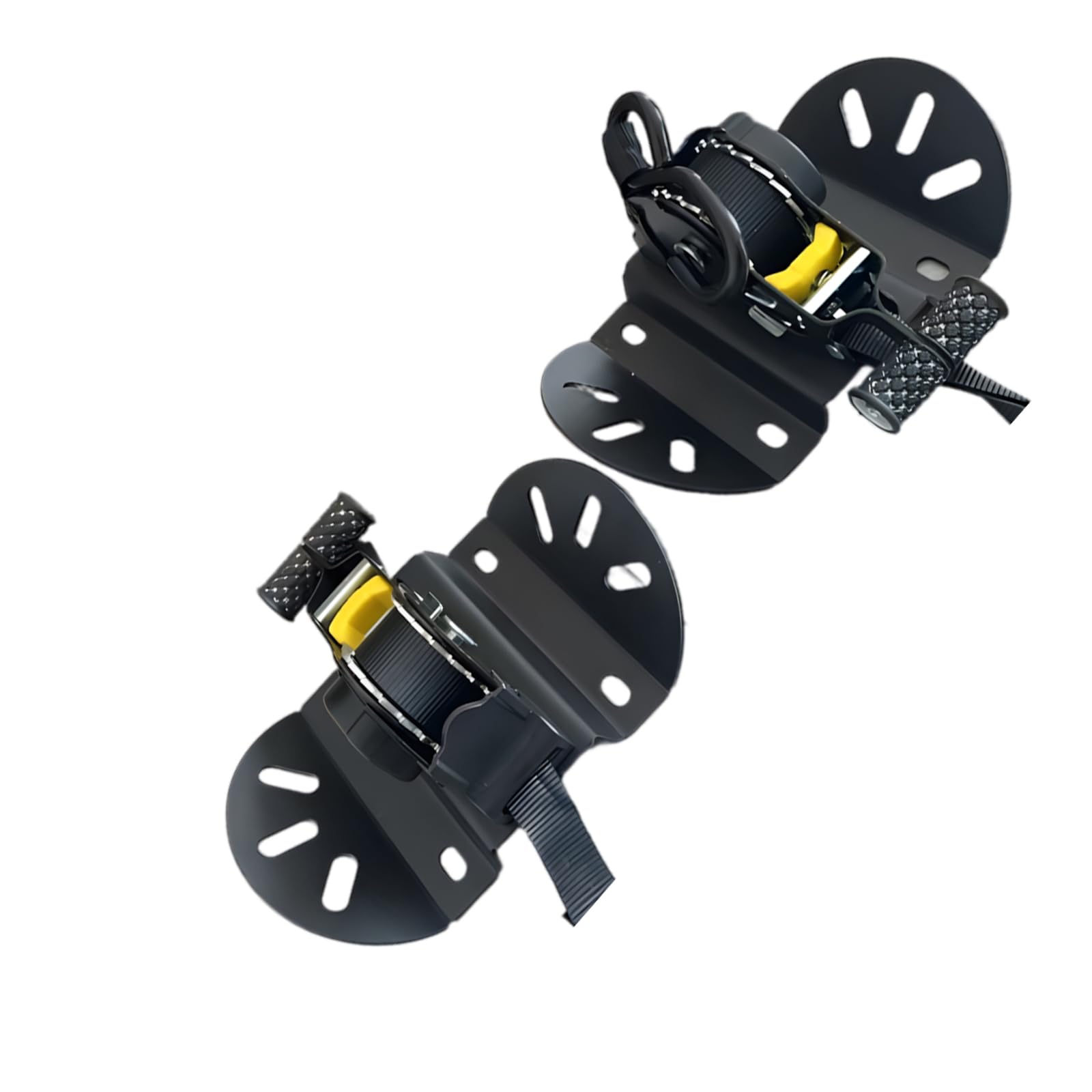 of 2 Carbon Steel Ratchet Straps for Trucks 2015 to 2025 Quick Release Quick Releases Retractable Ratchets Straps Set