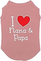 Vista 8 de I Love My Nana - Camisa con diseño de corazón para perro (azul rey, talla 3XL)