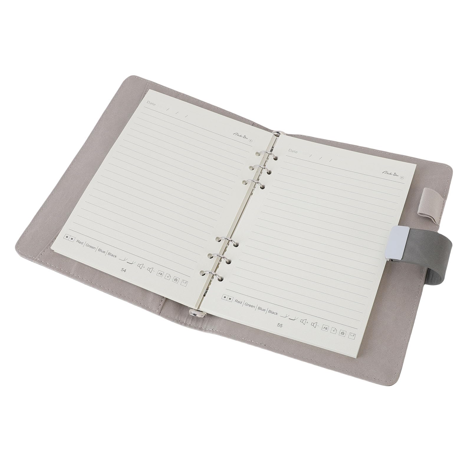 Walfront Notebook Intelligente, Tablet di Carta Riutilizzabile con Funzione di Sincronizzazione, Set di Scrittura Digitale con Penna Intelligente per Uso in Classe e in Ufficio