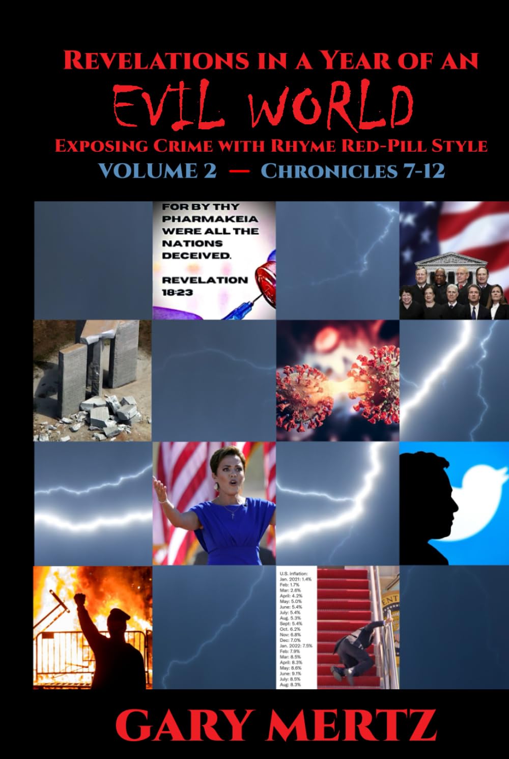 REVELATIONS IN A YEAR OF AN EVIL WORLD - Vol 2: EXPOSING CRIME WITH RHYME RED-PILL STYLE      Hardcover – March 1, 2024