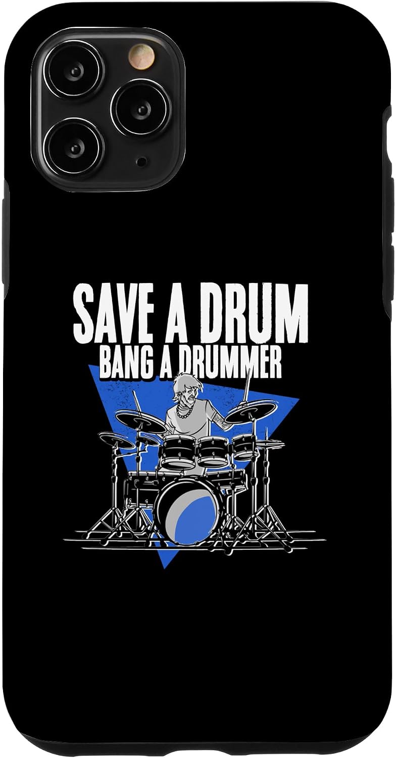 iPhone 11 Pro Save Drum Bang Drummer | Drum Kits Drumming | Drum Set Case