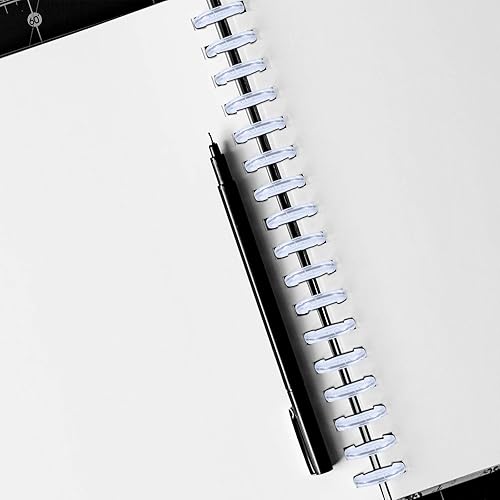 Miniatura 7 de 50 unidades de discos de expansión cuadernos de planificación discos de expansión de libros para planificadores de cuadernos transparentes con