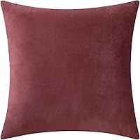 Vista 25 de Juego de 2 fundas de almohada de terciopelo para sofá y cama, 18 x 18 pulgadas, color aguamarina