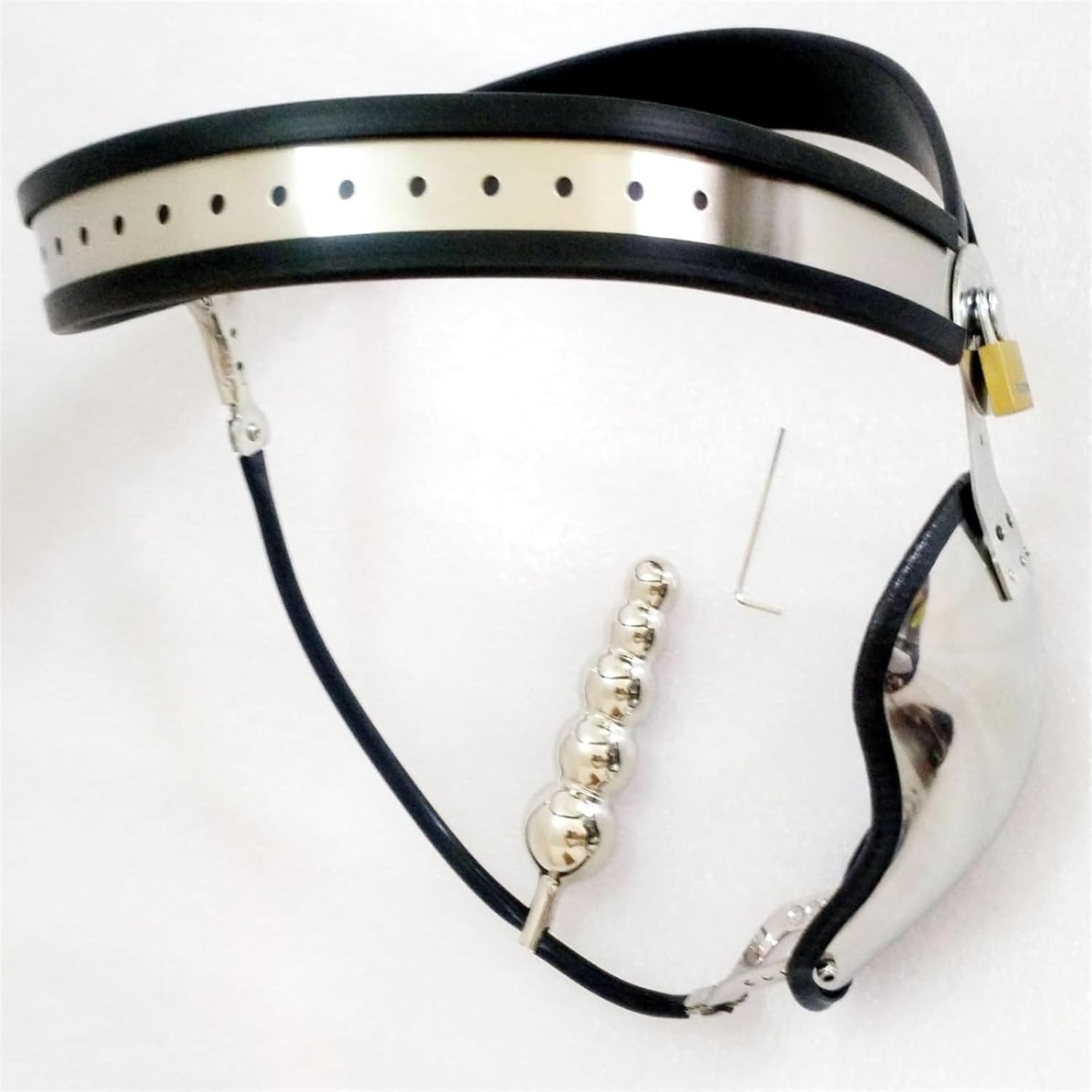 BDSM Chastity Belt for Men, Penis Cage, Chastity Cage with Removable Anal Plug, Stainless Steel, Bondage Fetish, Chastity Cage, Chastity Belt, Chastity Device, Slave Sex Toy for Men
