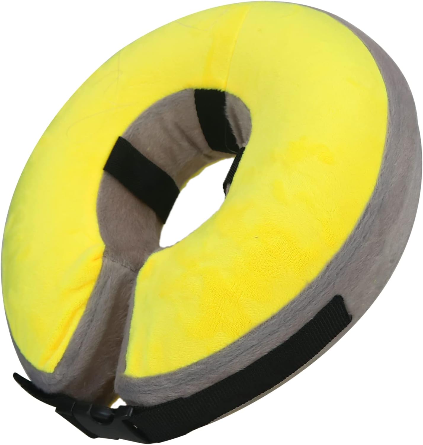 wondertail Inflatable Dog Cat Cone,Soft Dog Cone Collar After Surgery,Protective Dog Recovery Collar for Dogs and Cats (S)