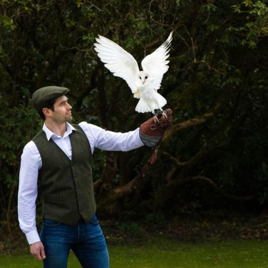 Mucros Weavers Irish Tweed Vest for Men, 5-Button Front, Silk Interior, Adjustable Back Belt, Made in Ireland