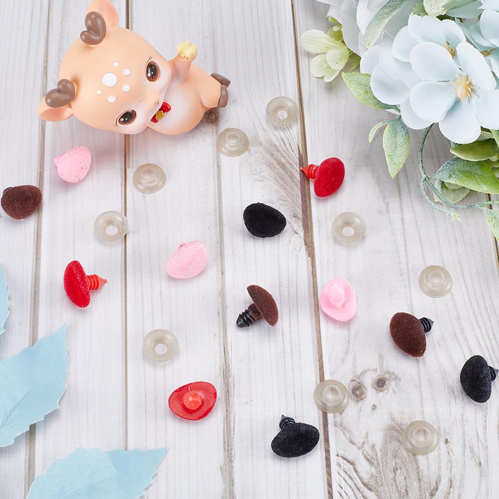 Set Di 60 Naselli Di Sicurezza Per Uncinetto - 3 Misure E 3 Colori Floccati Per Bambole E Peluche - Foto 10