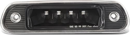 DNA MOTORING 3BL-JGC99-LED-BK Luz de freno LED de tercera cola con carcasa negra compatible con Jeep Grand Cherokee 99-04